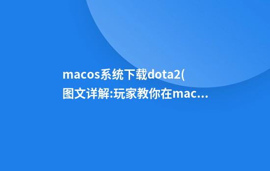 macos系统下载dota2(图文详解:玩家教你在mac上运行dota2的方法)